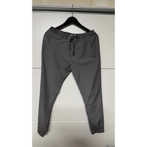 ZARA MAN Gray Jogger Pants Drawstring Elastic Cuff Men’s Size XL